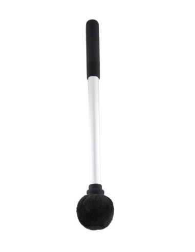 Batte de surdo - manche alu ALL AROUND D20 noire - 40 cm - Tête médium dure - FLIPO