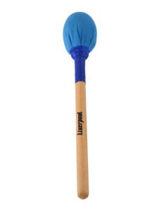 Batte de zabumba ou surdo enfant - manche bois - feutrine ovale - 30 cm 2