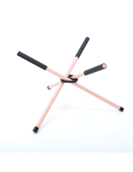 Pied bois pour surdo - Medium (moyen triangle) - 80cm