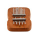 Kalimba 9 notes doubles avec housse de tranpsort - Roots