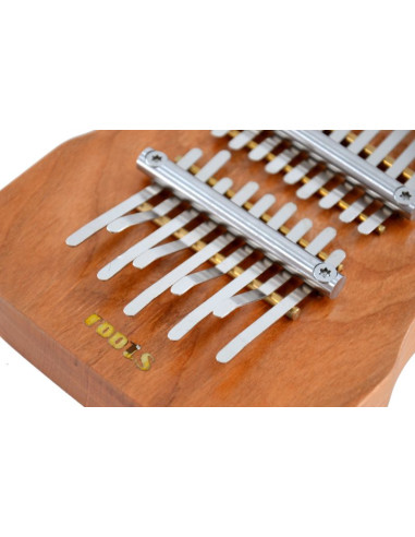 Kalimba 9 notes doubles avec housse de tranpsort - Roots