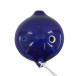 Blue Ceramic Ocarina - Large Model with White Cord