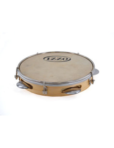 Pandeiro bois 8" - peau naturelle - Izzo 2