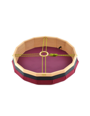 Tambour chamane - Modèle OCTOGONAL en toile - Vegan - 40cm
