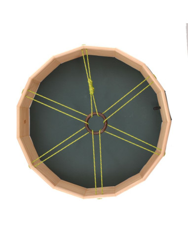 Tambour chamane - Modèle OCTOGONAL en toile Vegan - 50cm