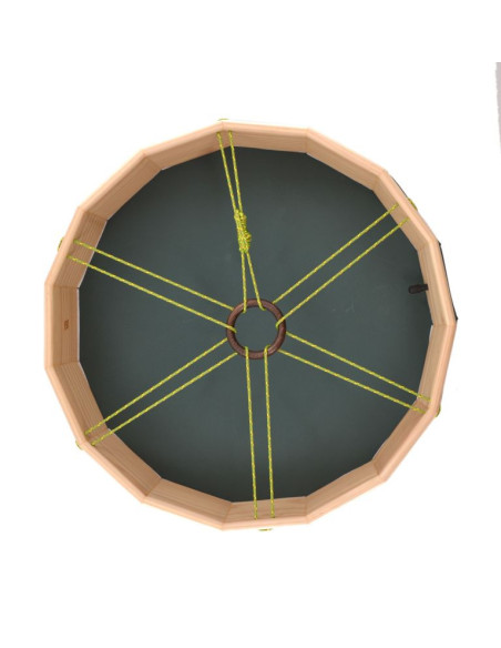 Tambour chamane - Modèle OCTOGONAL en toile Vegan - 50cm