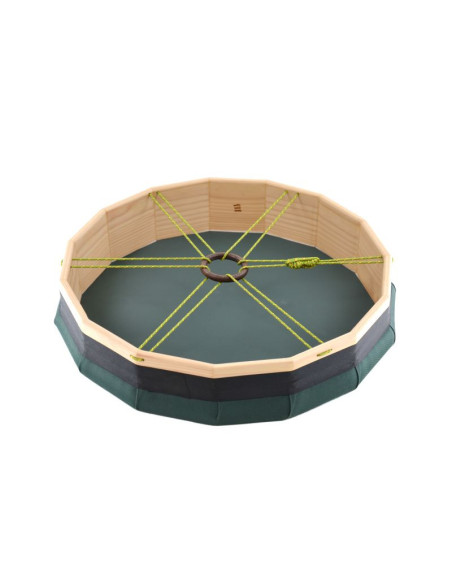 Tambour chamane - Modèle OCTOGONAL en toile Vegan - 50cm