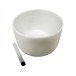 Singing bowl 15" - Frosted crystal