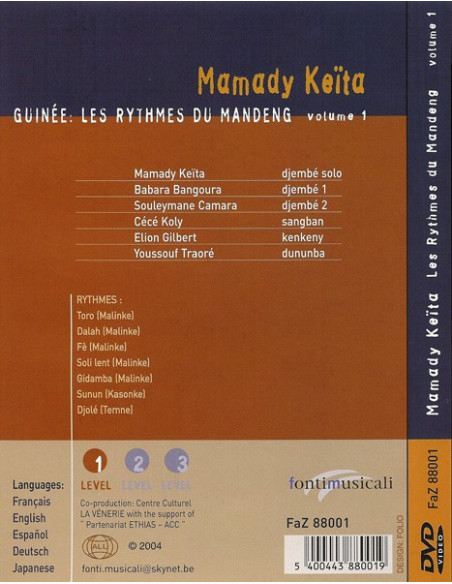 Les rythmes du Mandeng - Mamady Keïta - Vol 1