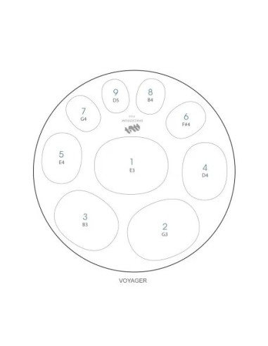 Spacedrum Inox 9 notes - VOYAGER
