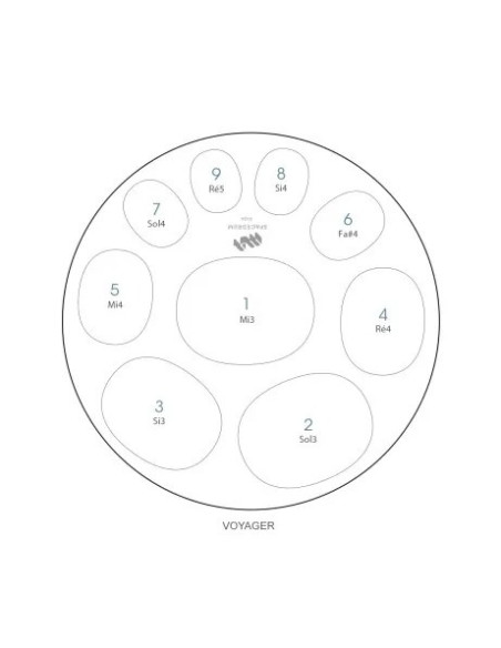 Spacedrum Inox 9 notes - VOYAGER