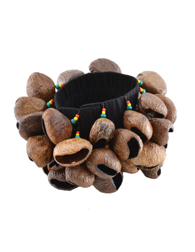 Crécelle pangi - Modèle large 4 rangs - Élastique & velcro - Roots