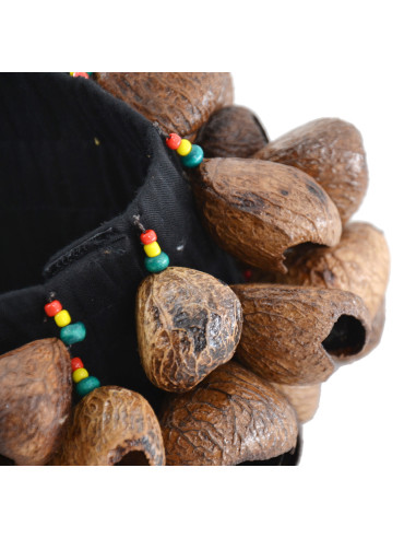 Crécelle pangi - Modèle large 4 rangs - Élastique & velcro - Roots