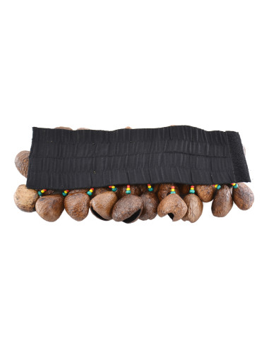 Crécelle pangi - Modèle large 4 rangs - Élastique & velcro - Roots