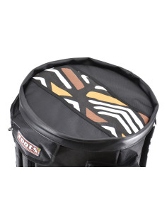 Housse de djembé - Ø 36 cm, H. 67 cm - Motif Bogolan - Modèle premium - Roots 2