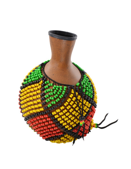 Chekere en fibre de verre avec perles VJRN - XL- Roots