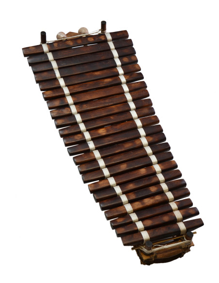 Balafon 22 lames - diatonique Guinée + baguettes