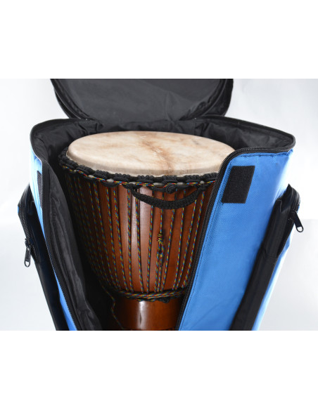 Housse Luxe pour djembé - ROOTS - Bleu