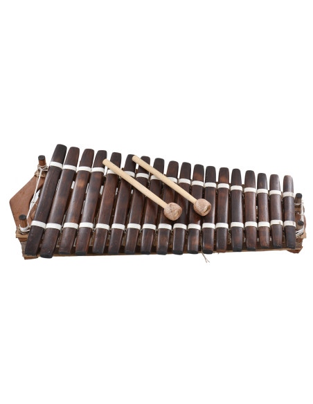 Balafon 18 lames - diatonique Guinée + baguettes