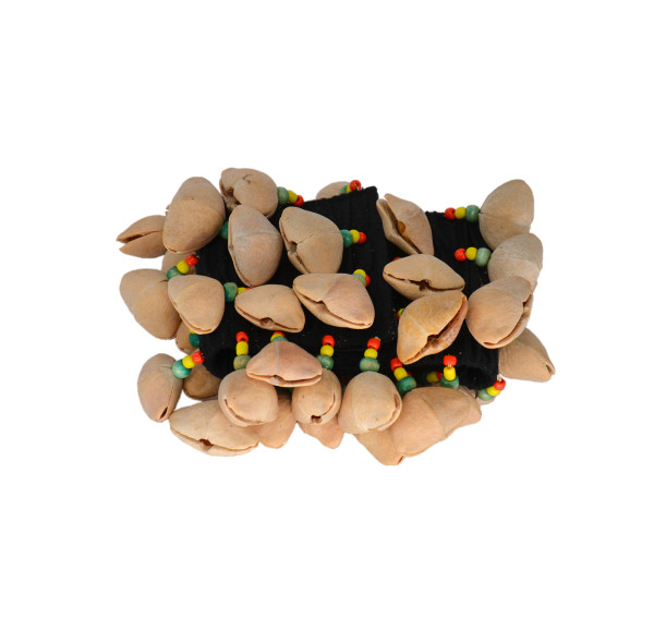 Crécelle kenari - Modèle large 4 rangs - élastique + velcro - Roots