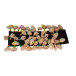 Crécelle kenari - Modèle large 4 rangs - élastique + velcro - Roots