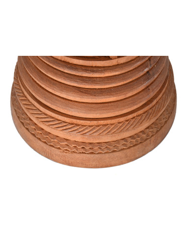 Djembé iroko - H. 60-62 cm - Ø 33-34 cm - Modèle pro - Côte D'Ivoire fut seul