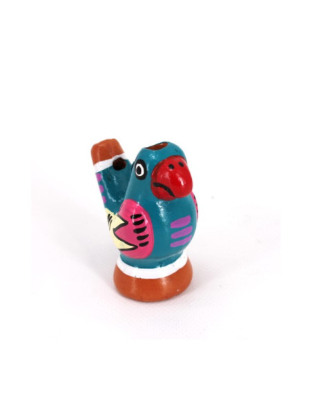 Appeau de couleur à eau - Modèle terre cuite peinte à la main
