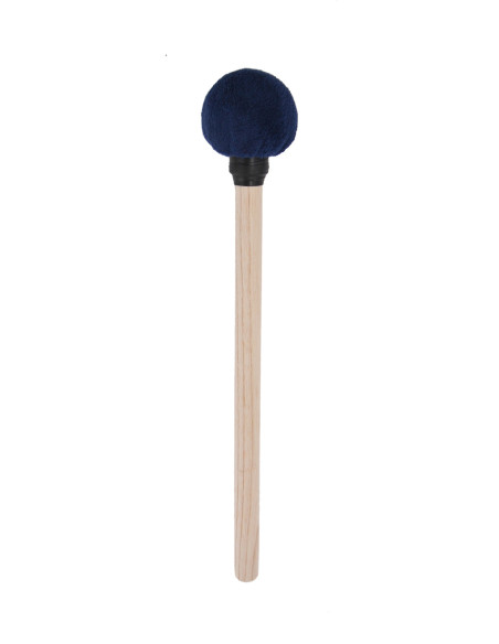 Batte de surdo - manche bois - grosse feutrine tendre FUNDO - 40 cm