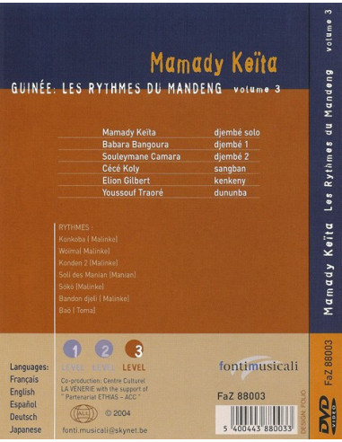 Les rythmes du Mandeng - Mamady Keïta - Vol 3