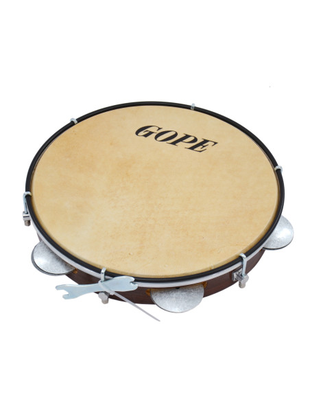 Pandeiro Gope 10" - Standard peau naturelle