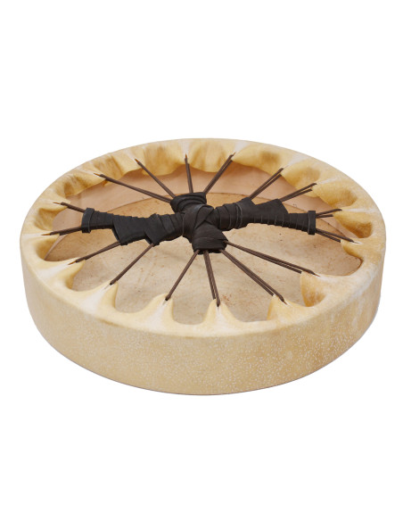 Tambour Chamane 16" -  + batte faite main Peau de cerf - JR France