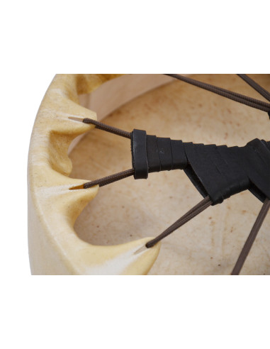 Tambour Chamane 16" -  + batte faite main Peau de cerf - JR France