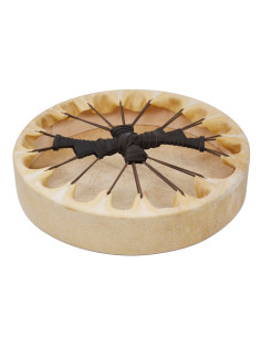Tambour Chamane 16" -  + batte faite main Peau de cerf - JR France 2