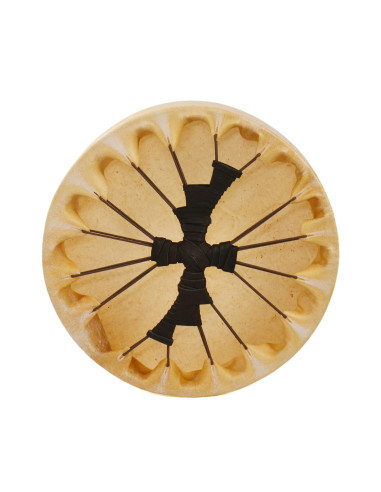 Tambour Chamane 16" -  + batte faite main Peau de cerf - JR France