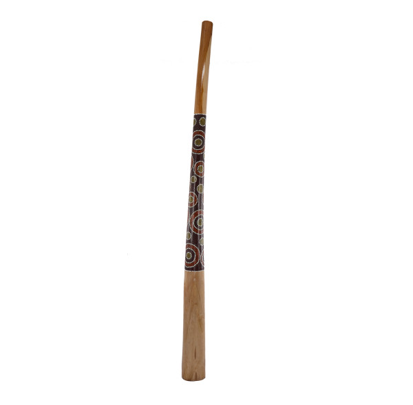 Teak Didgeridoo - Hand Painted - 130cm - ROOTS