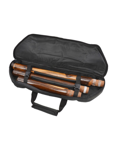Didgeridoo Suren/Euka naturel en 3 notes  avec housse deluxe