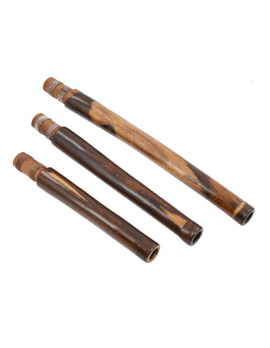 Didgeridoo Suren/Euka naturel en 3 notes  avec housse deluxe