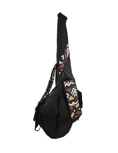 Housse de kamele n'goni Motifs Bogolan- Modèle professionnel - H. 150 cm - Roots