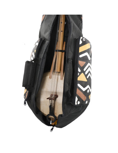 Housse de kamele n'goni Motifs Bogolan- Modèle professionnel - H. 150 cm - Roots