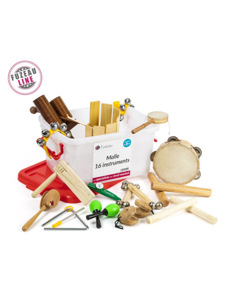 Malle / coffret 16 instruments