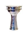 Derbouka aluminium 6 vis avec cymbalettes