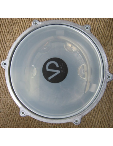 Derbouka aluminium 6 vis avec cymbalettes