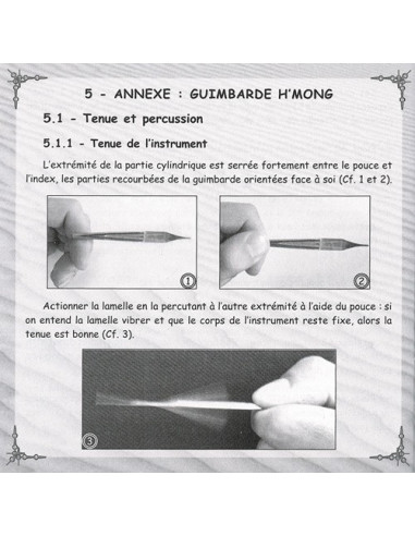 Méthode de guimbarde - Instrument de parole - S. Voisin