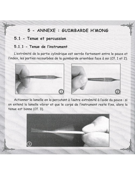 Méthode de guimbarde - Instrument de parole - S. Voisin