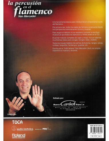La percusion en el flamenco - Nan mercader - DVD