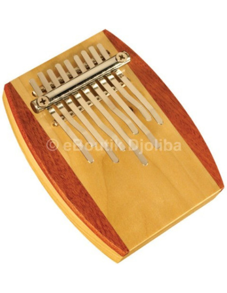 Kalimba (sanza) sur table - 9 lames - Roots