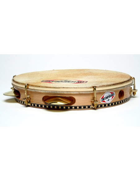 Pandeiro Contemporânea ligne pro 10' - bois - peau de chèvre - Choro