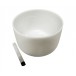 Singing bowl 14' - Frosted crystal