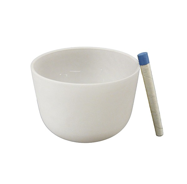Singing bowl 9' - Frosted crystal