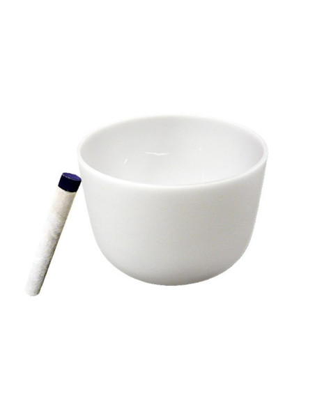 Bol chantant cristal de roche 30cm